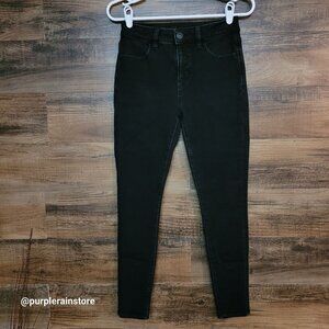 American Eagle Jeans 2 S Dream Jegging Tummy Control Black Wash Stretch Denim